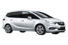 Car Hire New Milton - Vauxhall Zafira 7-Seater - Minibus hire New milton
